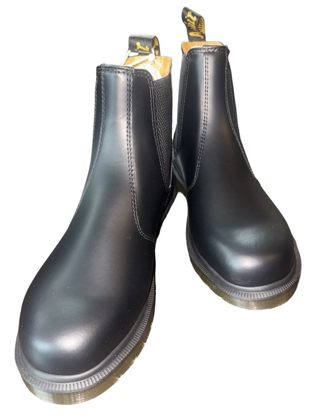 Dr. Martens 2976 Chelsea Boots Black Smooth Leather Unisex UK 7 US Men 8 Women 9